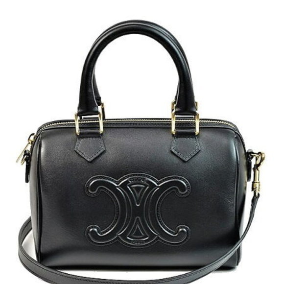 Celine Cuir Triomphe Boston Bag - Picture 1 of 7